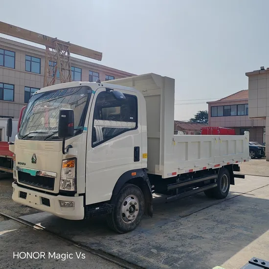 Sinotruk HOWO Camion benne basculante 4x2 léger, mini, diesel, essence, à bas prix