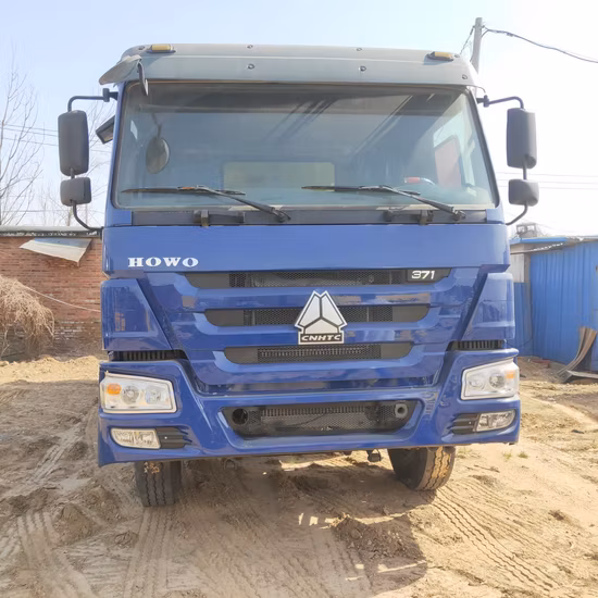 Camion benne HOWO 371 6X4 d'occasion à 10 roues, marque chinoise Sinotruk