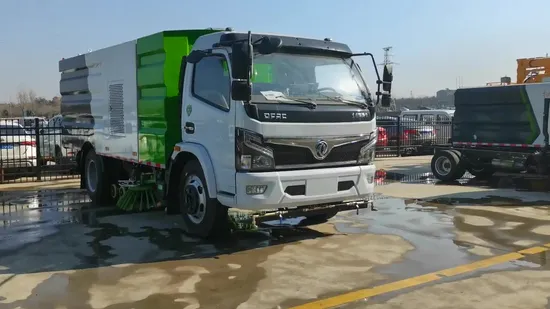 Balayeuse de route 6x4 personnalisée, camion de nettoyage de route intelligent, balayeuse aspirateur, nettoyeur de rue