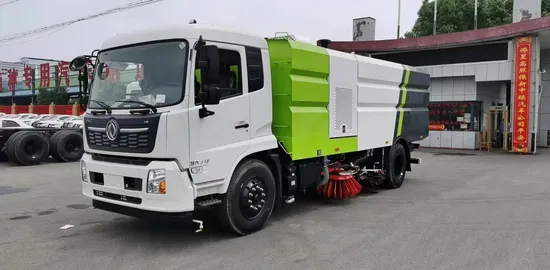 Camion balayeuse robuste à vendre avec un volume de déchets de 5 m3