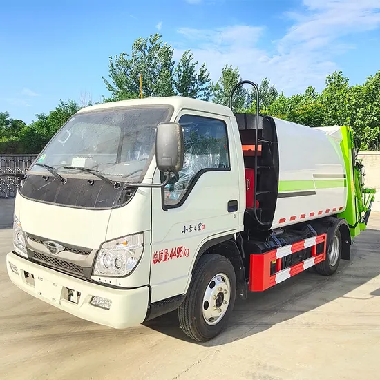 Petit camion poubelle Dongfeng 6 m3 avec puissant moteur 120 CV
