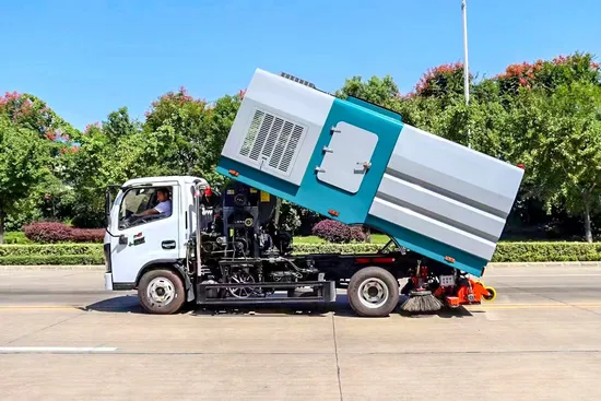 Jmc Shakman Shacman Sino Isu Zu HOWO JAC Foton Balayeuse de route 4m3 Balayeuse de rue Camion de lavage et de balayage pour le nettoyage de la laveuse